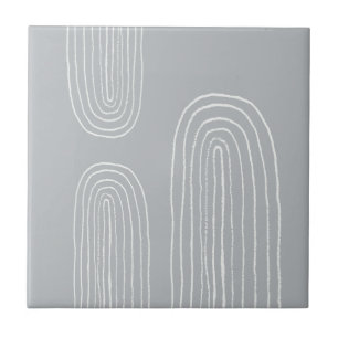 Carreau Arc-en-ciel chic Boho milieu du siècle