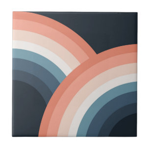 Carreau Arc-en-ciel coloré à double rétro