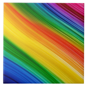 Carreau Arc-en-ciel vibrant de couleurs