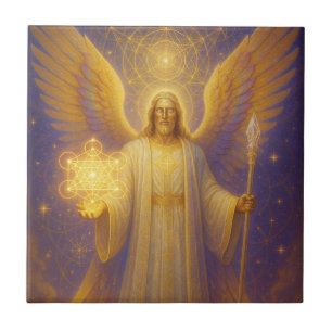 Carreau Archangel Metatron - Gardien de la Sagesse Sacrée