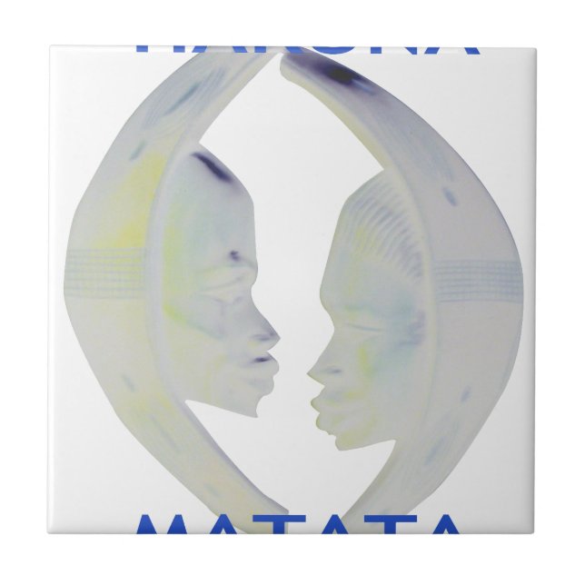 Carreau Architecture africaine Hakuna Matata (Devant)