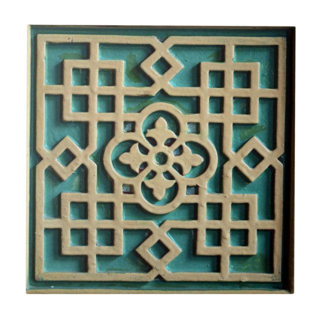 Carreau Architecture arabe Turkis d'arabesque de (Devant)