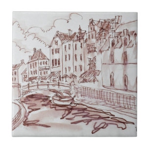 Carreau Architecture flamande  Gand, Belgique