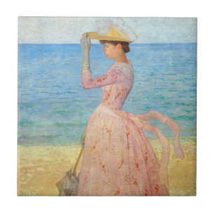 Carreau Aristide Maillol - Femme à l'ombrelle
