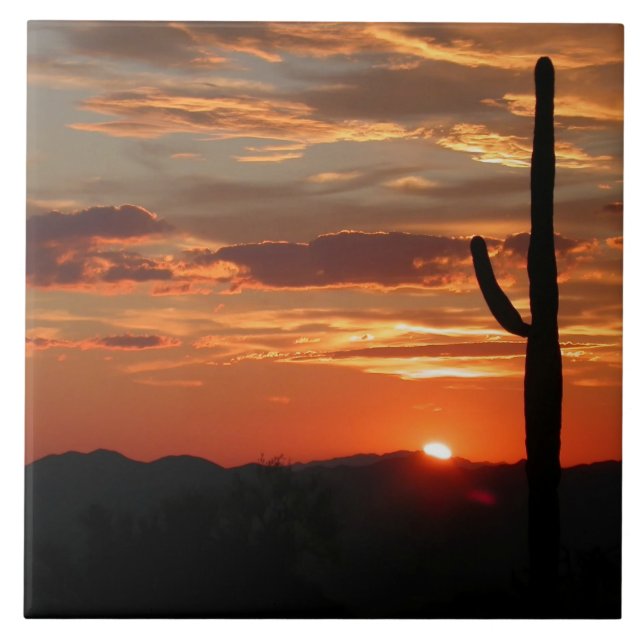 Carreau Arizona Sunset, de belles couleurs, (Devant)