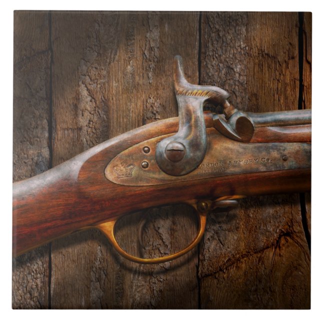 Carreau Arme à feu - mousquet - arsenal de Londres (Devant)