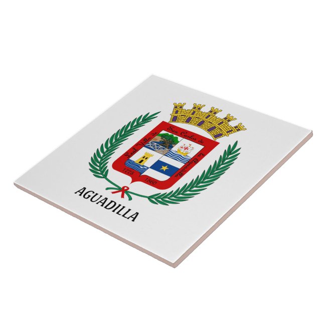 Carreau Armoiries d'Aguadilla, Porto Rico (Côté)