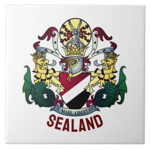 Carreau Armoiries de la Principauté de Sealand