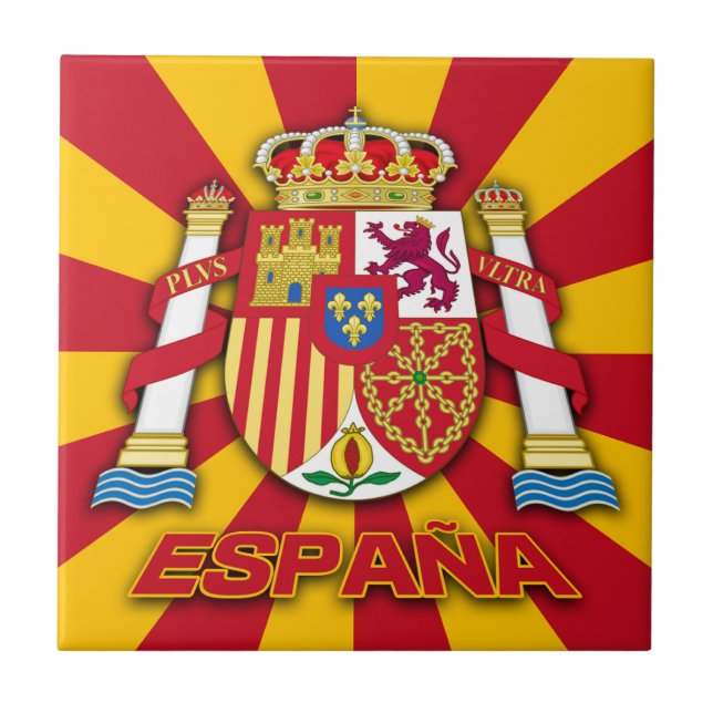 Carreau Armoiries d'Espana (Devant)