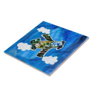 Carreau Army Jet "Art by Kids"