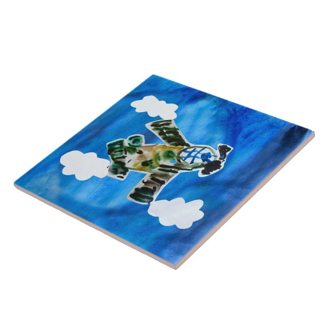 Carreau Army Jet "Art by Kids" (Côté)