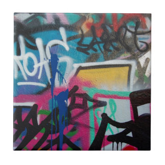 Carreau arrière - plan de tache de graffiti