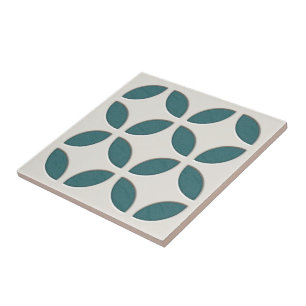 Carreau Art De La Mosaïque Ethnique Bleue Turquoise De L'i