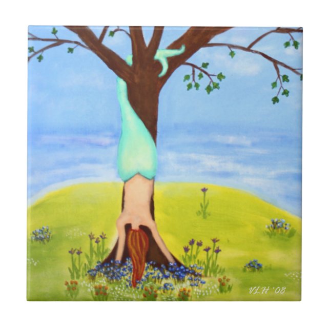 Carreau Art de sirène "hors d'eau" (Devant)