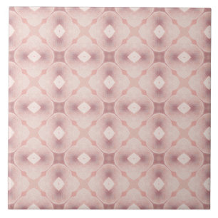 Carreau Art Déco Géométrique rose vibre Inspirée
