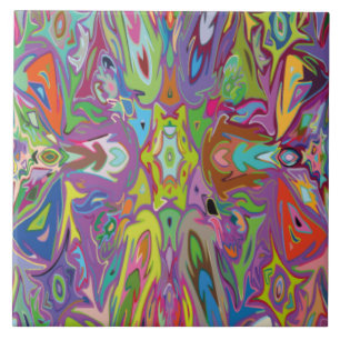 Carreau Art déco moderne Multi-couleur Pour vêtements et