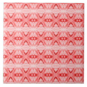 Carreau Art géométrique rose abstrait mur art