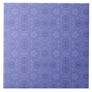 Carreau Art géométrique violet élégant
