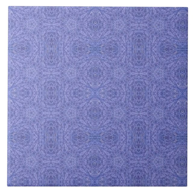 Carreau Art géométrique violet élégant (Devant)
