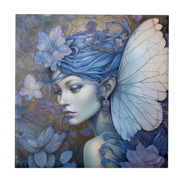 Carreau Art Imaginaire Fairy Bleu (Devant)