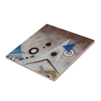 Carreau Art moderne de la moitié du siècle abstraite de