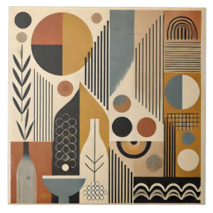 Carreau Art Moderne Du Milieu Du Siècle Récolte Automne