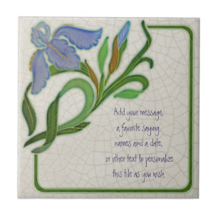 Carreau Art Nouveau Art nouveau L'image de Iris Repro pers