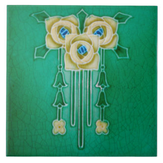 Carreau Art Nouveau Ceramic Fireplace Wall tile