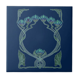Carreau Art Nouveau Inspiration I Tuile en céramique