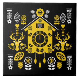 Carreau Art populaire allemand Bauernmalerei