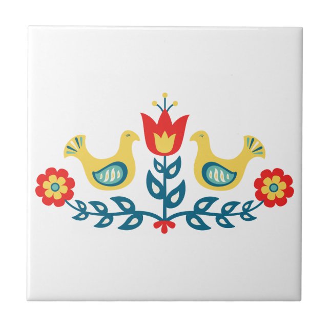 Carreau Art populaire scandinave (Devant)