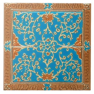 Carreau Art traditionnel de céramique adalusienne no 4