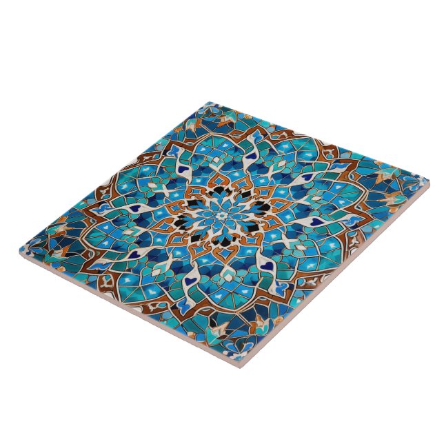 Carreau Art traditionnel persan traditionnel ornemental 1 (Côté)