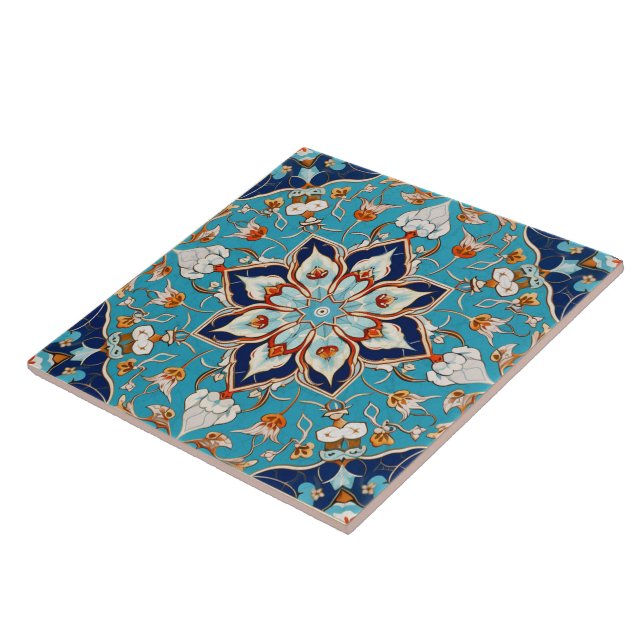 Carreau Art traditionnel persan traditionnel ornemental 4 (Côté)