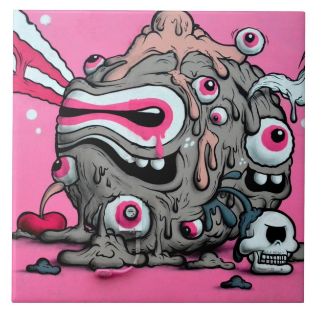 Carreau Art urbain 8. (Devant)