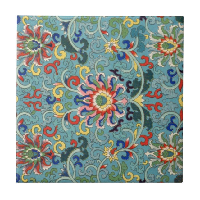 Carreau Art vintage chinois (Devant)