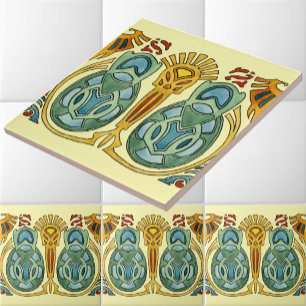 Carreau Art vintage Et Artisanat Style 1907 Bordure