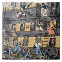 Artillerie de vol ou une marine de cheval (engravi