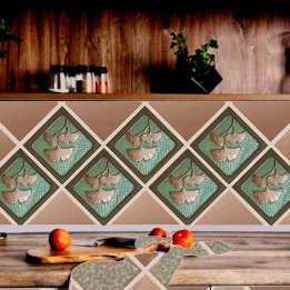 Carreau Artiste Gingko Leaf Carrelage céramique