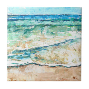 Carreau Artwork littoral Abstrait