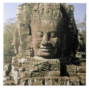 Carreau Asie, Cambodge, Siem Reap. Angkor Thom, chef de la