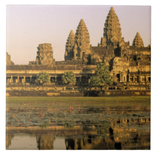Carreau Asie, Cambodge, Siem Reap. Angkor Vat.