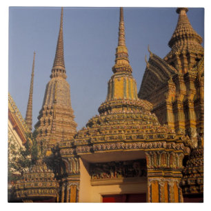 Carreau Asie, Thaïlande, Bangkok, Wat Po, le plus vieux de