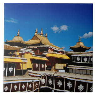 Carreau Asie, Tibet, Lhassa, Potala Palace alias Rouge