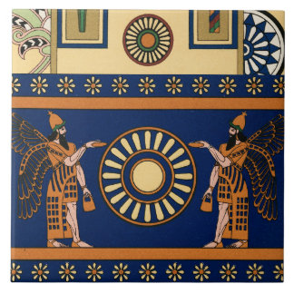 Carreau Assyrian Deity Called an Apkallu or Winged Genius