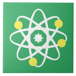 Carreau atomique vert