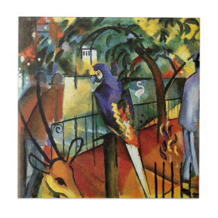Carreau Auguste Macke - Amateur d'animaux du Jardin zoolog