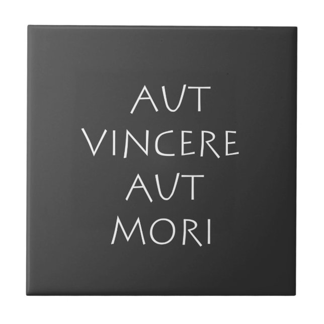 Carreau Aut vincere aut mori (Devant)