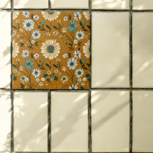 Automne Retro Boho Mustard Motif