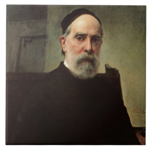 Carreau Autoportrait, 1878 (huile sur la toile)